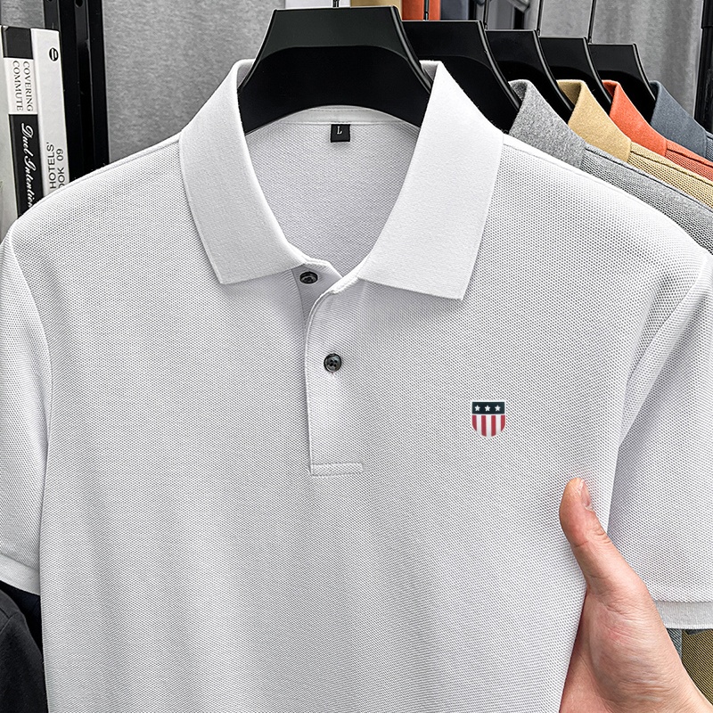 Summer Clothing Options - British Style 100%Cotton Men New Short-Sleeved