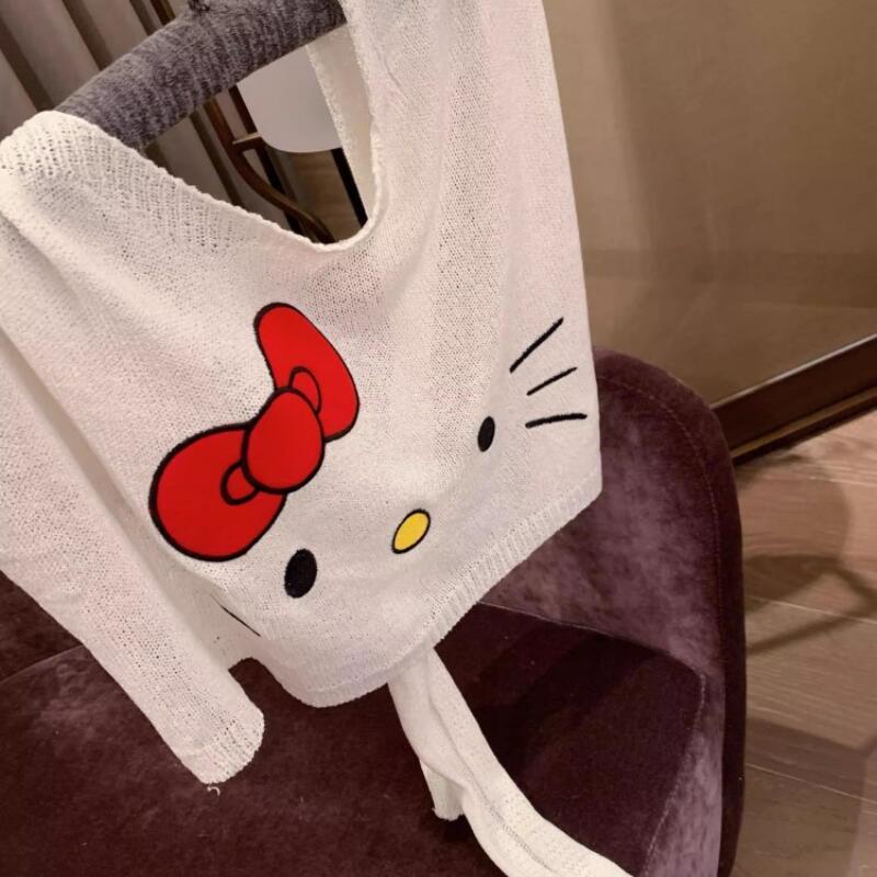 Summer Clothing Items - 2026 New Hello Kitty Pattern Shawl