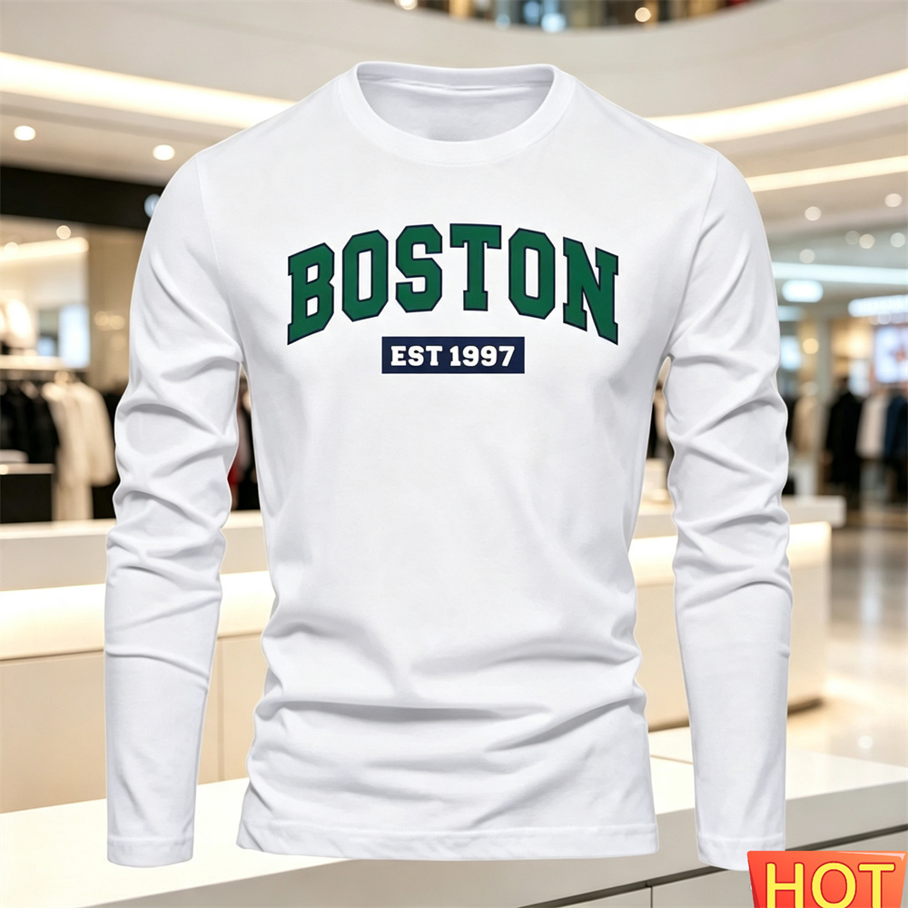 Summer Clothing Y2K - Autumn Summer Men's long sleeved T-shirt