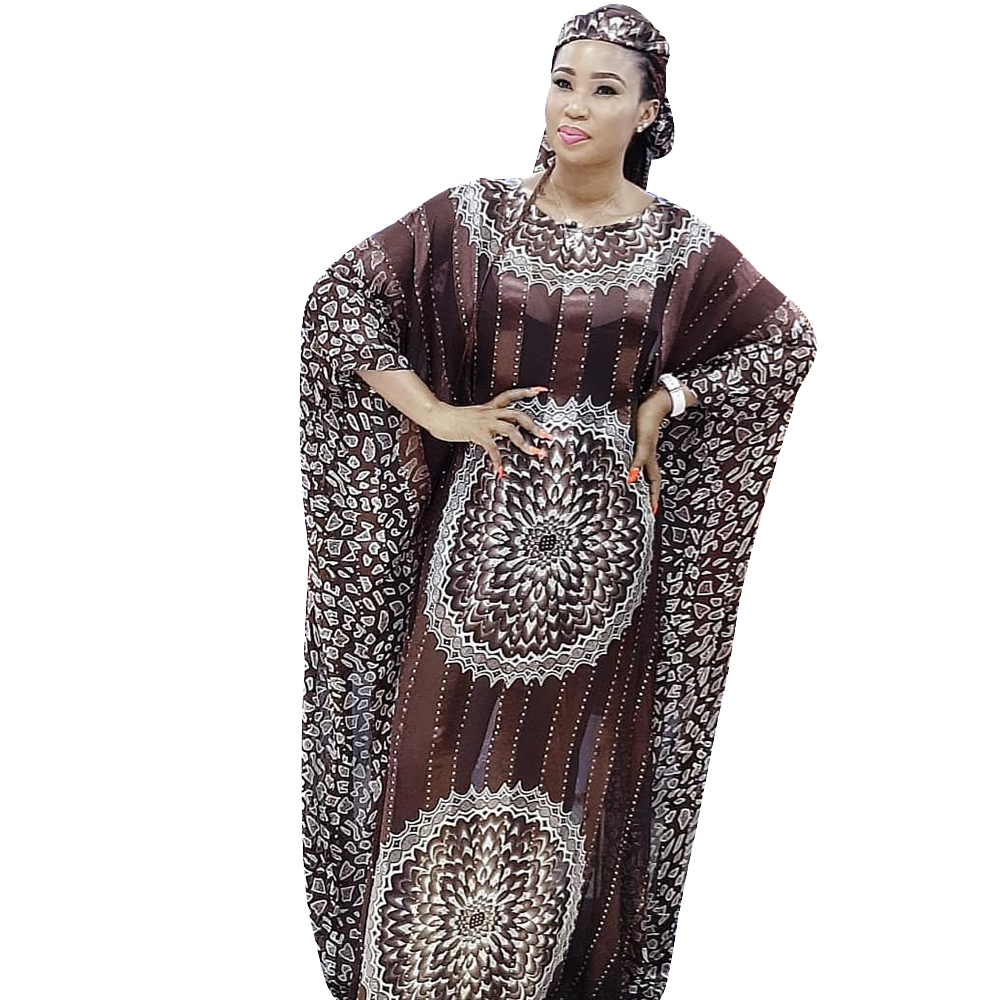 Summer Clothing Women Uk - Dashikiage African Dresses for Women Bazin