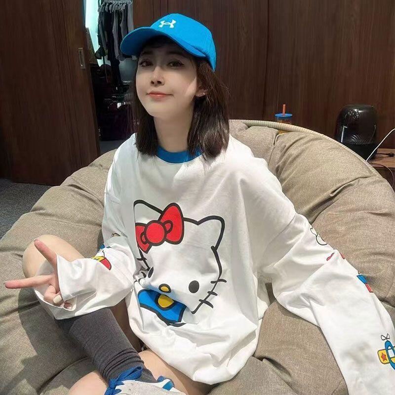Summer Clothing Shops - Long-Sleeved Hello Kitty Summer New Style