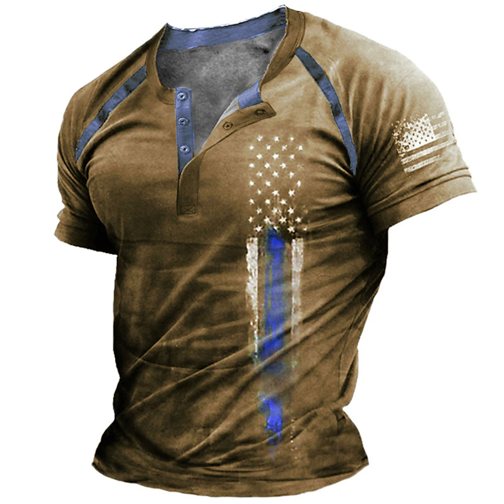 Summer Clothing Line - Funny 3D American Flag Print Men's