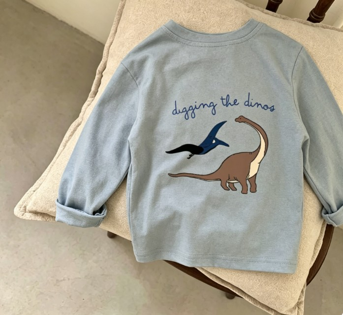Summer Clothing Options - Kids Fashionable Beverage Cat And Dinosaur