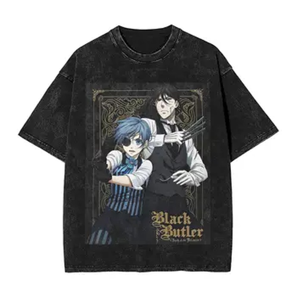 Summer Clothing Italy - Anime Black Butler Graphic T-shirt For