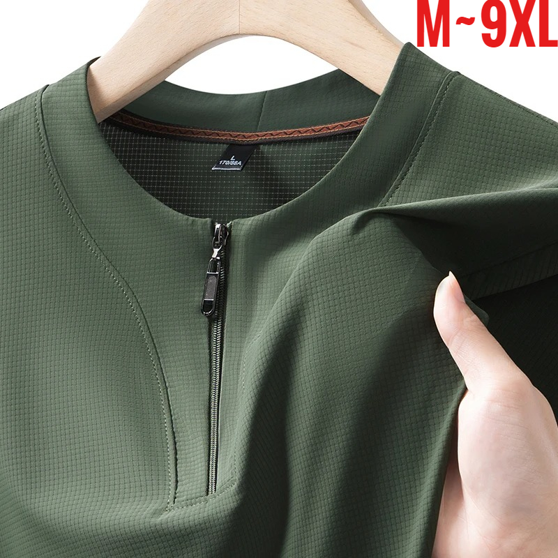 Summer Clothing Line - Big Size 9XL Men's Ice Silk