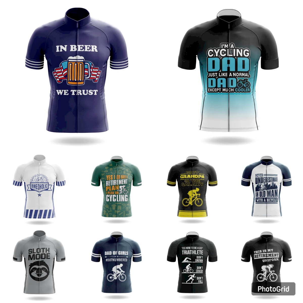 Summer Jumper Clothing - Bikeoholic Calling Cycling Jersey Clothes Mtb