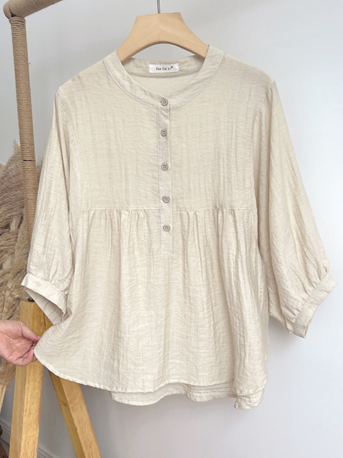 Summer Clothing Japan - Summer Loose Thin Round Neck Shirts