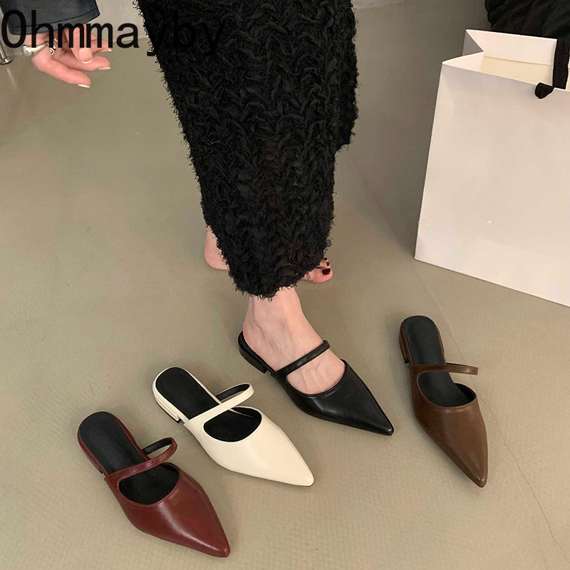 Summer Clothing Accessories - Spring Summer Pointed Toe Women Muels