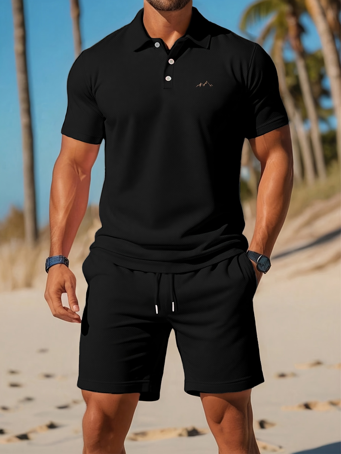 Summer Clothing Patterns - 2026 Summer Men's Polo Set -