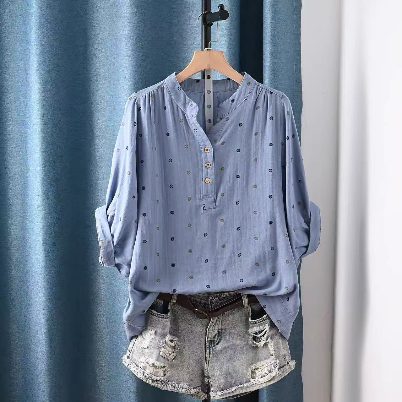 Summer Clothing Japan - 2026 Women's blouse women Japanese cotton