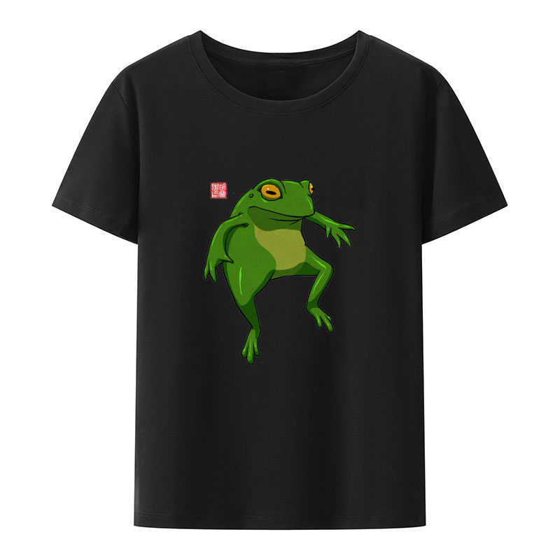 Summer Clothing Essentials Women - Funny Relajao Frog Meme Essential Print