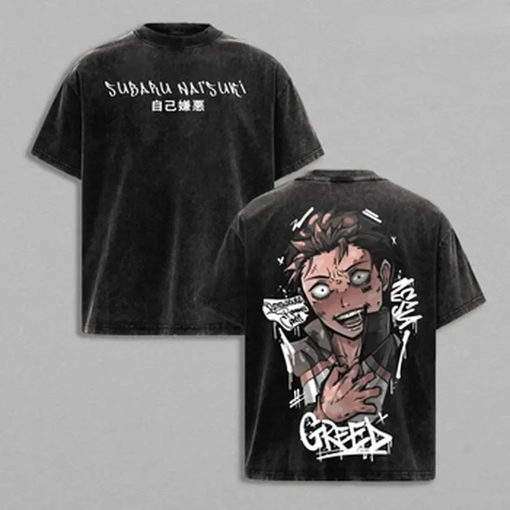Summer Clothing Italy - Anime Re:ZERO Natsuki Subaru T-shirt For