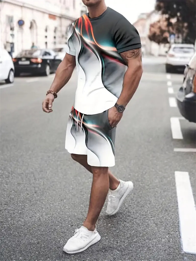 Men Women Gradient Texture T-s - Summer Clothing Items recension och pris