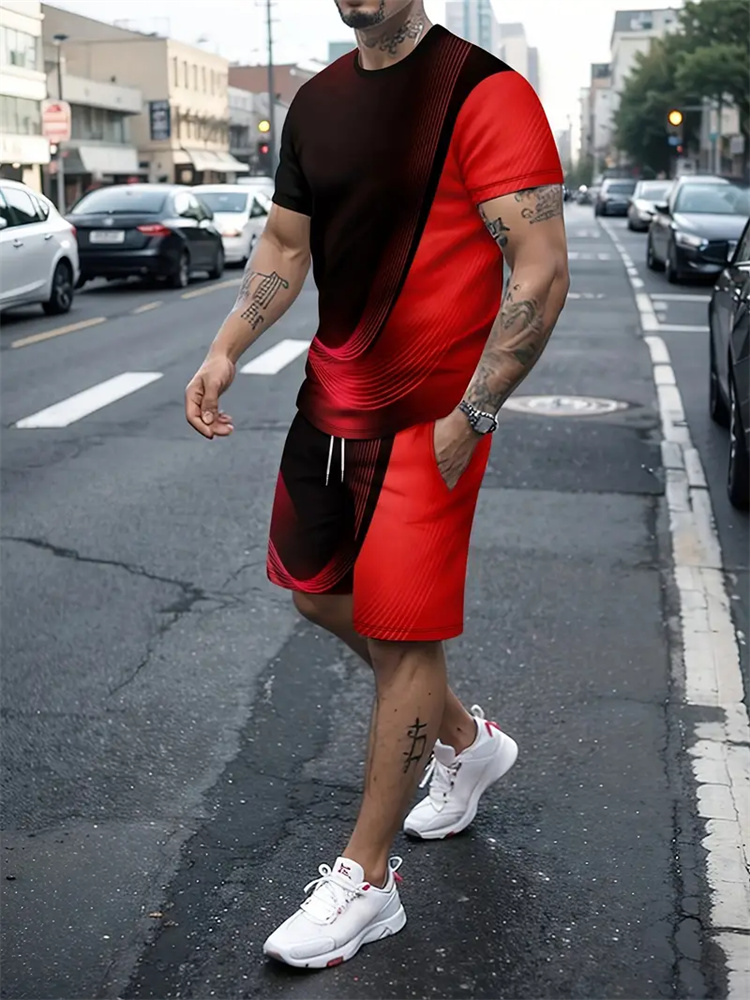 Men Women Gradient Texture T-s - Summer Clothing Items recension och pris