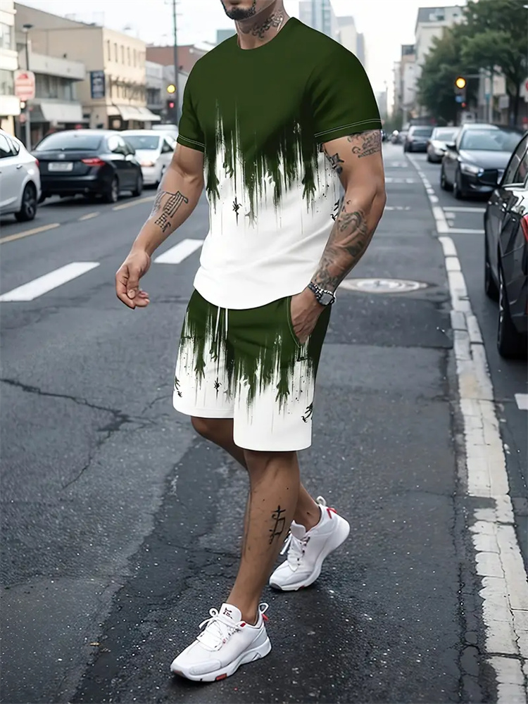 Men Women Gradient Texture T-s - Summer Clothing Items recension och pris