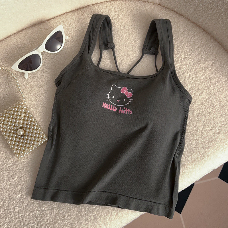 Anime Hello Kittys Fashion Wom - Summer Clothing Y2K recension och pris