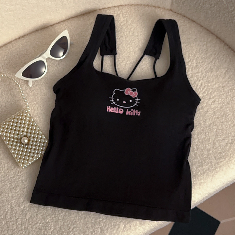 Anime Hello Kittys Fashion Wom - Summer Clothing Y2K recension och pris