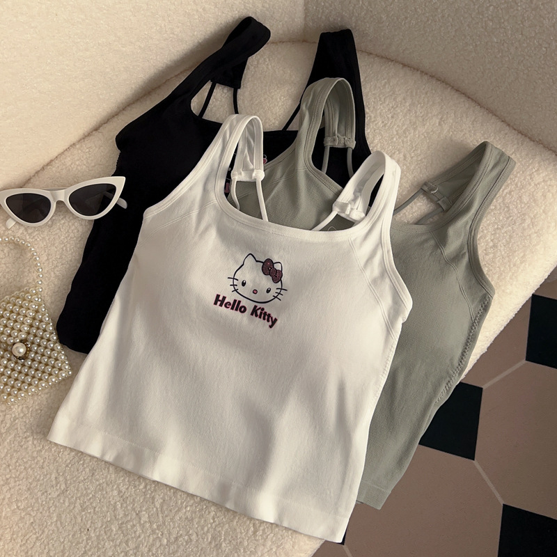 Anime Hello Kittys Fashion Wom - Summer Clothing Y2K recension och pris