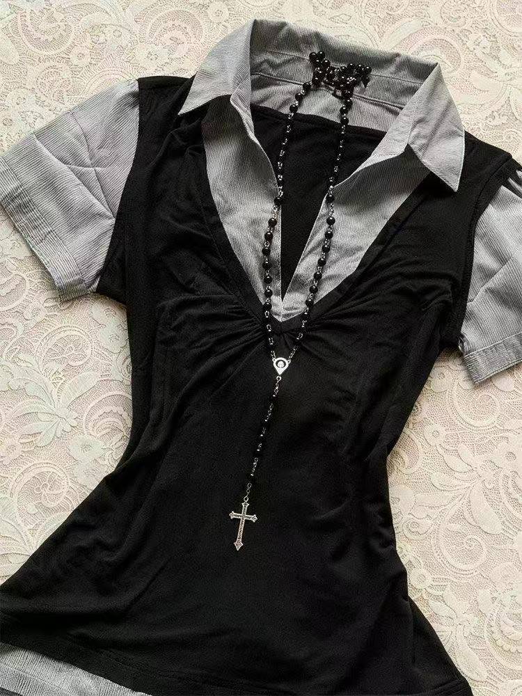 Fairy Grunge Aesthetic Tees Wo - Summer Clothing Japan recension och pris