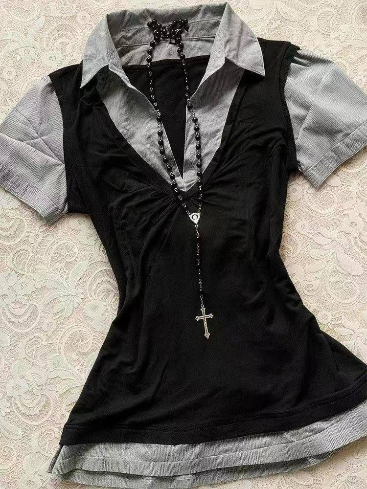 Fairy Grunge Aesthetic Tees Wo - Summer Clothing Japan recension och pris