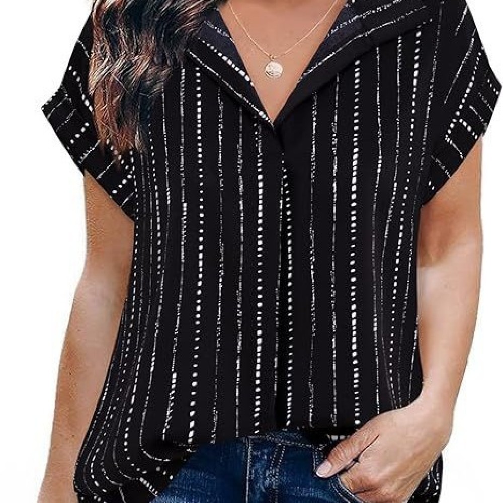 Casual Womens Striped Shirt La - Summer Clothing Essentials Women recension och pris