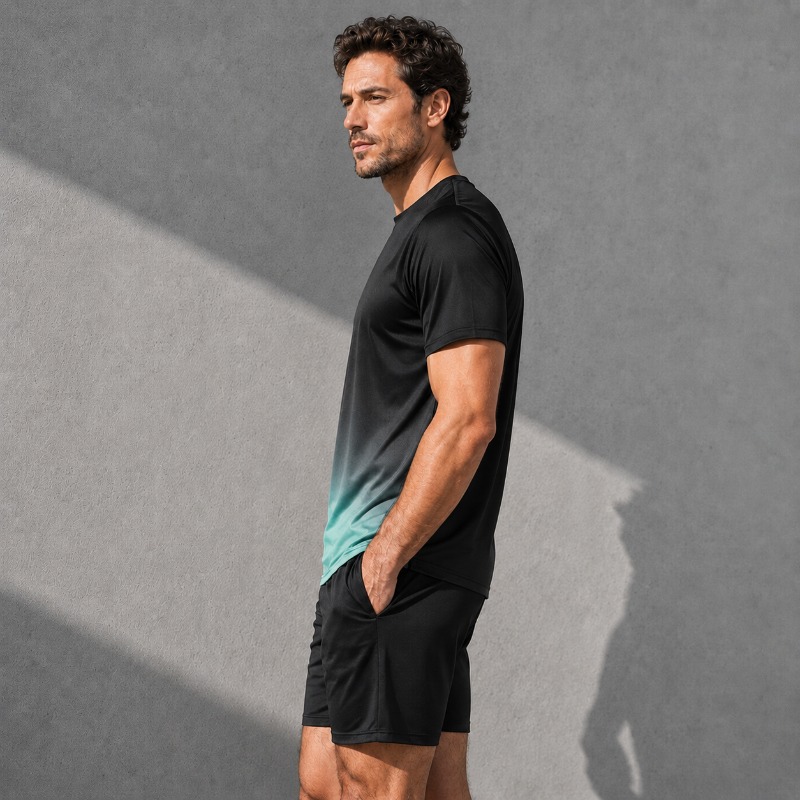 Men Quick Dry Sportswear Set 2 - Summer Clothing Line recension och pris
