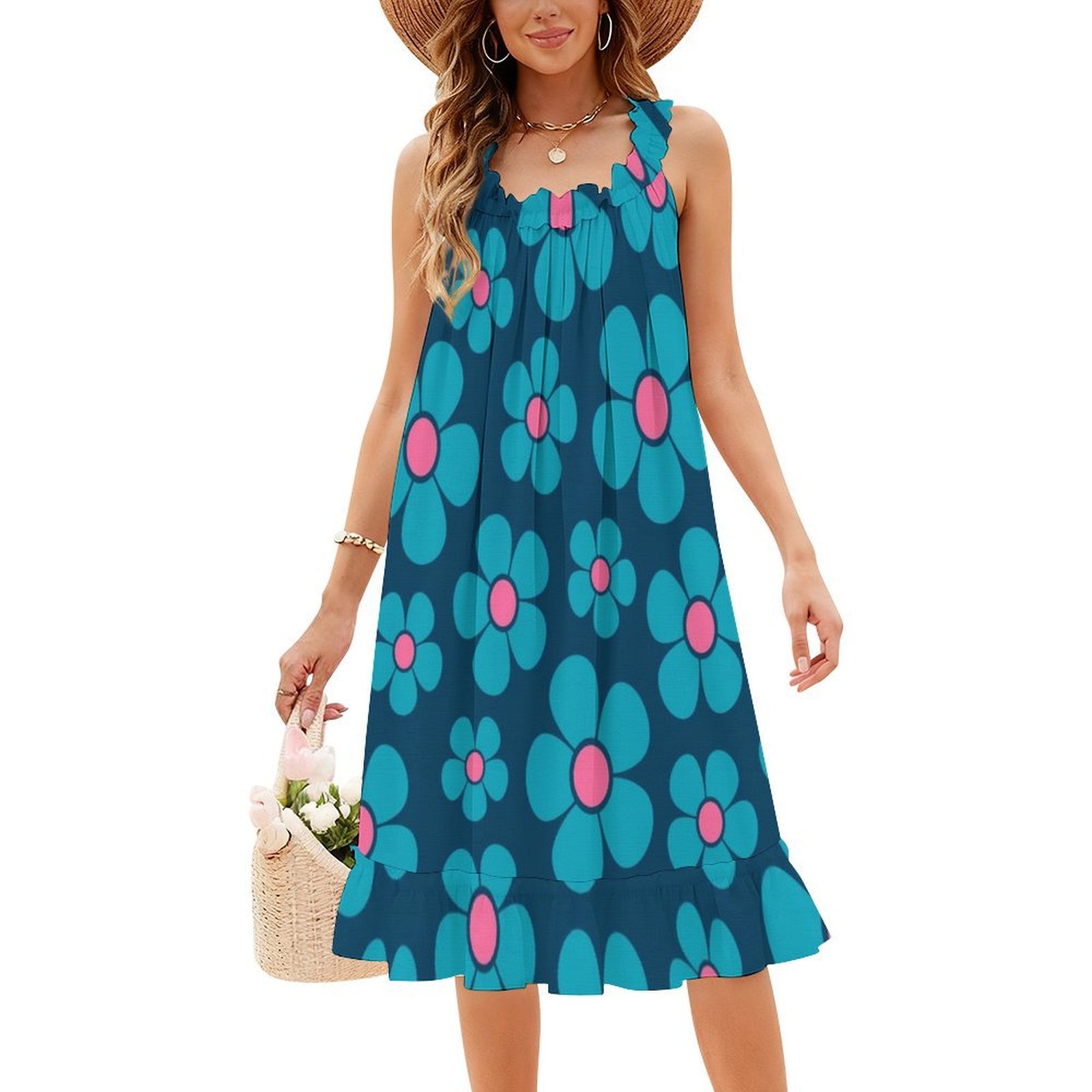 Reto 1960S Style Mid Mod Flora - Summer Clothing Patterns recension och pris