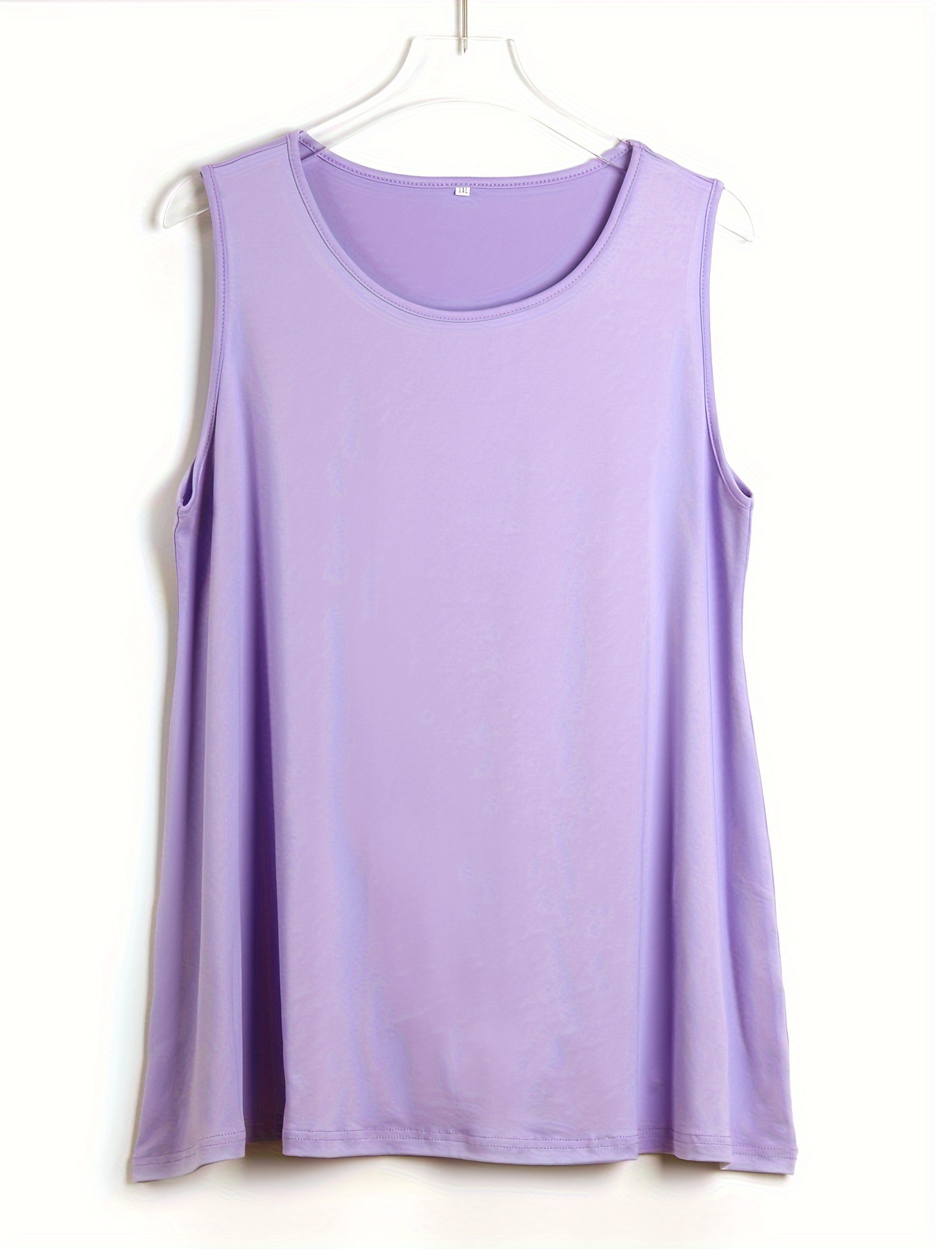 Plus Size Simple Solid Tank To - Summer Clothing For Plus Size Women recension och pris
