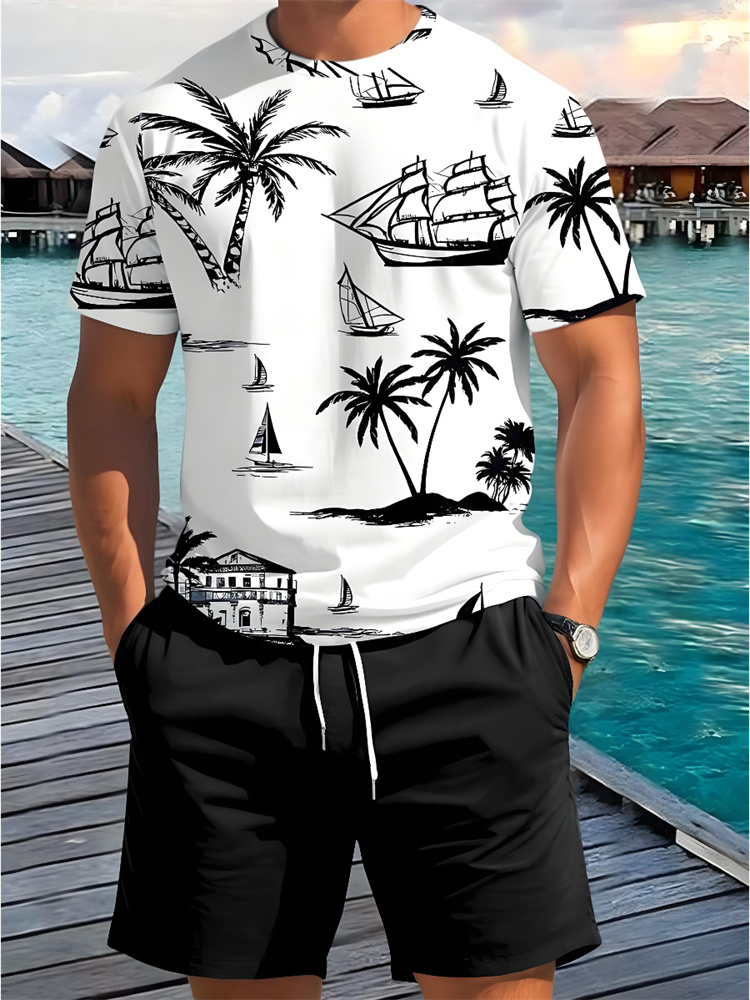 Summer Casual Everyday Men's S - Beach Shirt Hawaiian recension och pris