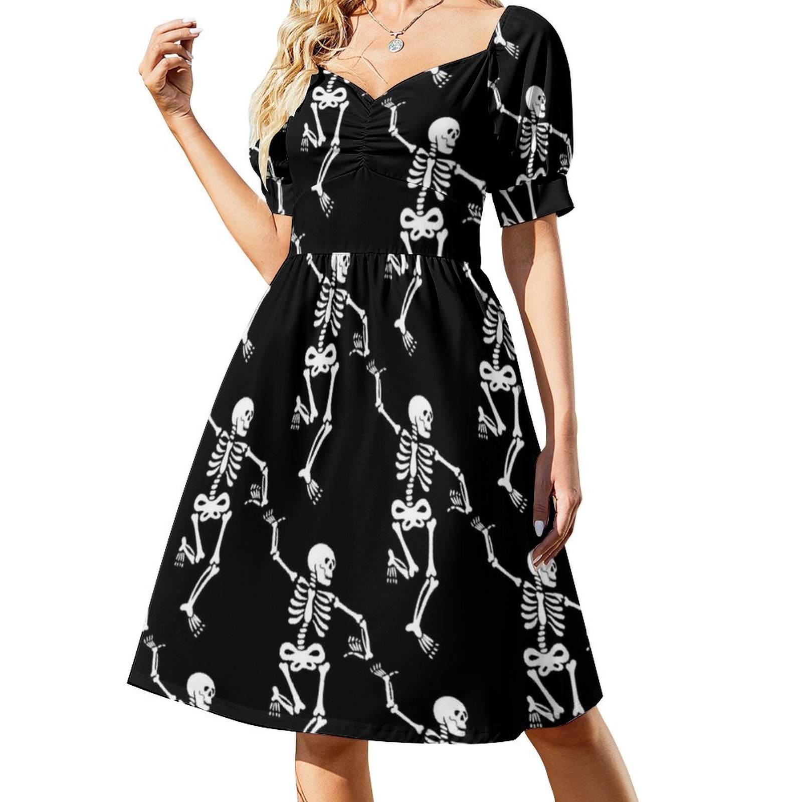 Halloween Dancing Skeletons Pa - Summer Clothing Patterns recension och pris