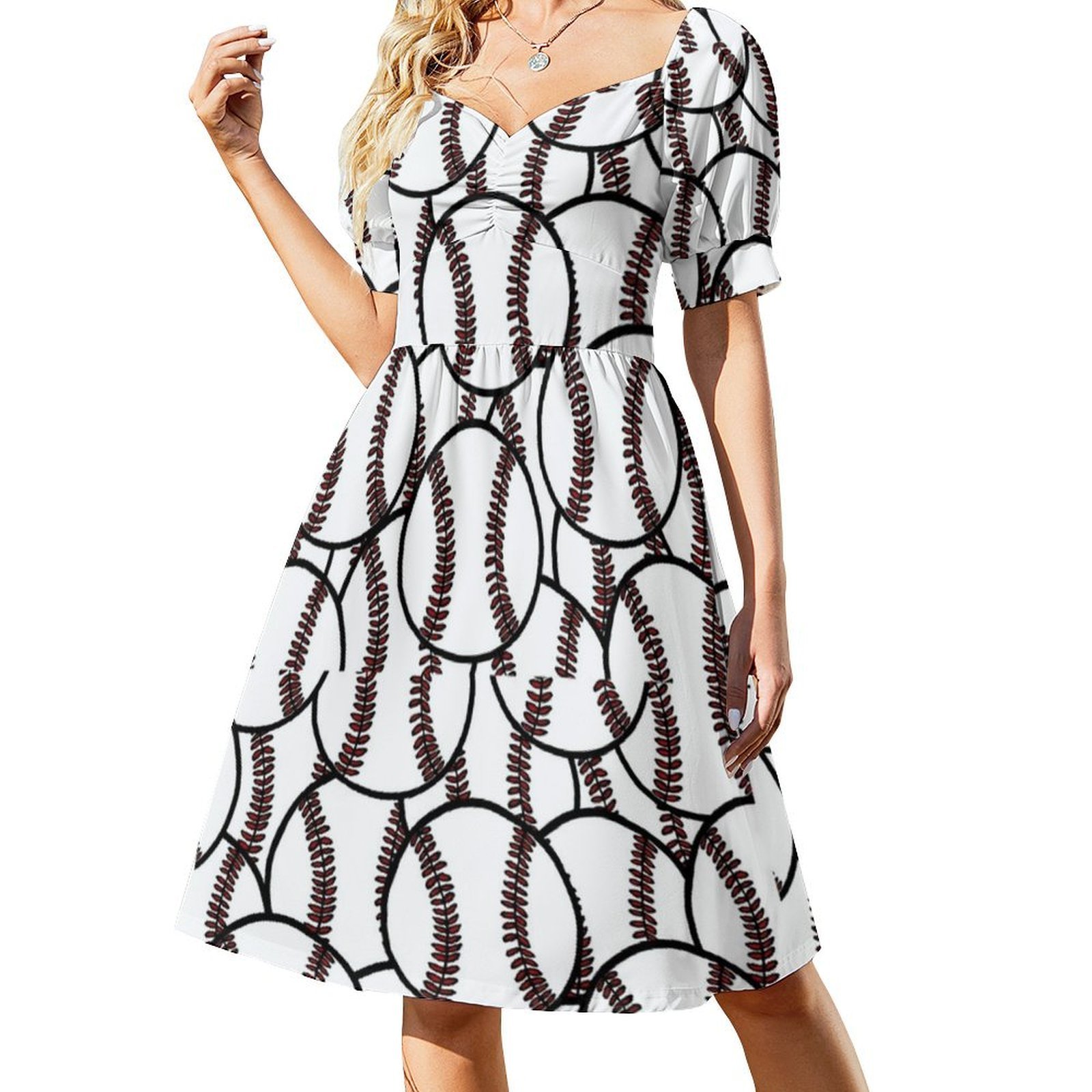 Baseball Vintage Bohemian Dres - Summer Clothing Options recension och pris