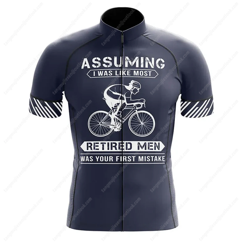 Assume Im Retired Cycling Clot - Summer Jumper Clothing recension och pris