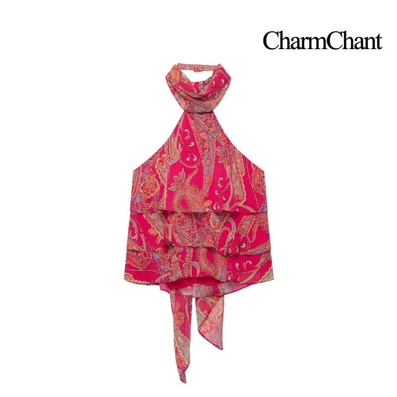 CHARMCHANT Women's Paisley Pri - Summer Clothing Accessories recension och pris