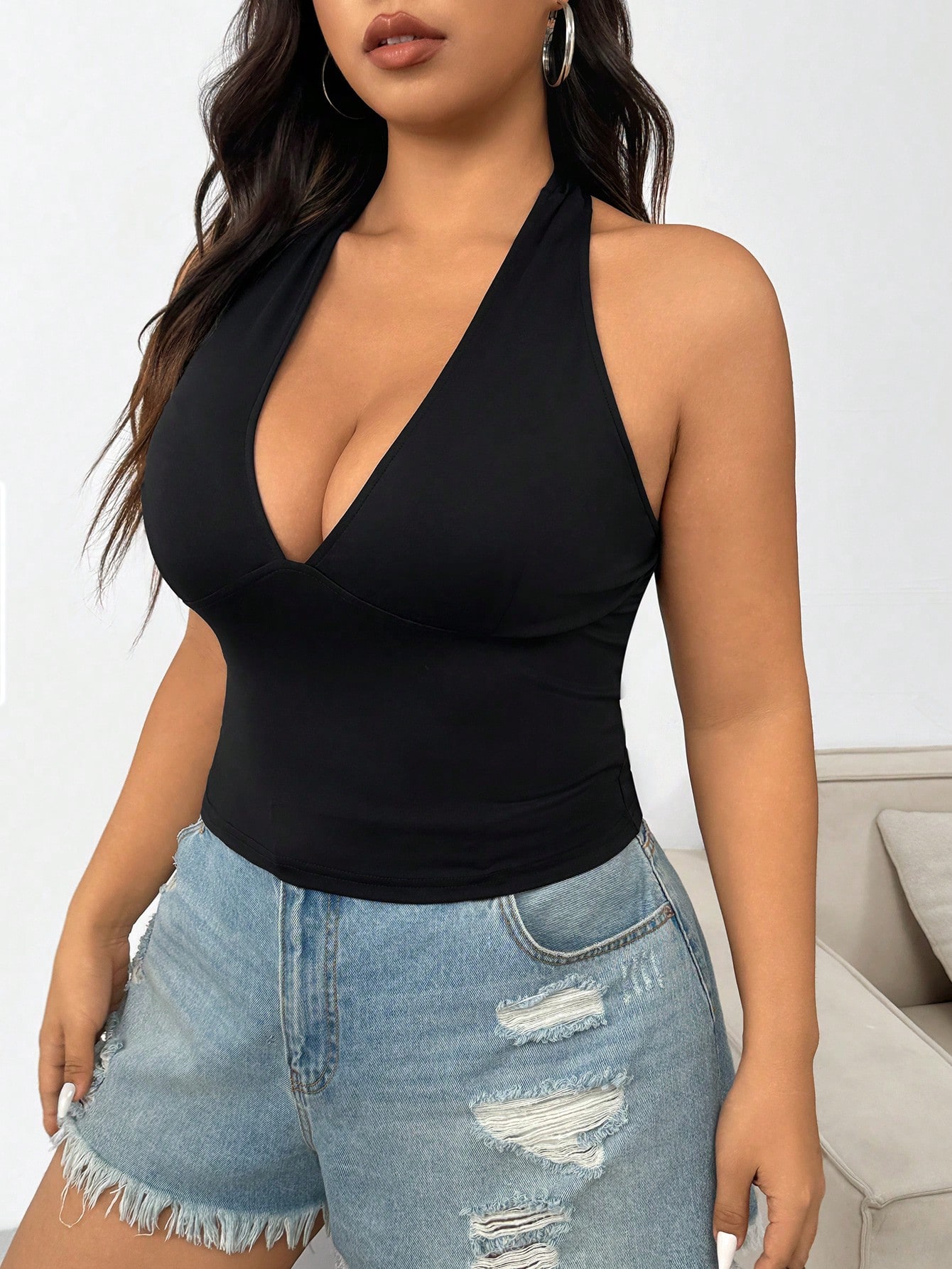 New fashion solid color plus s - Summer Clothing For Plus Size Women recension och pris