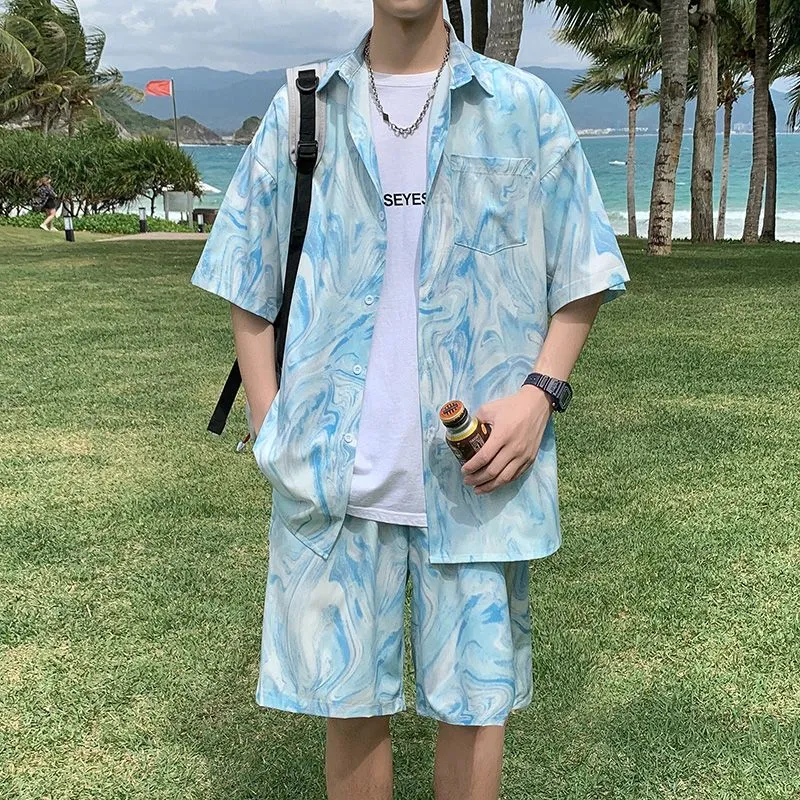 Men's Hawaiian Beach Tie Dye S - Beach Shirt Hawaiian recension och pris