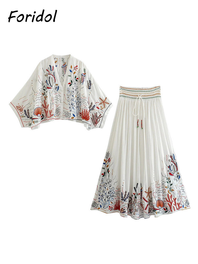 Foridol Marine Organism Embroi - Summer Clothing Accessories recension och pris