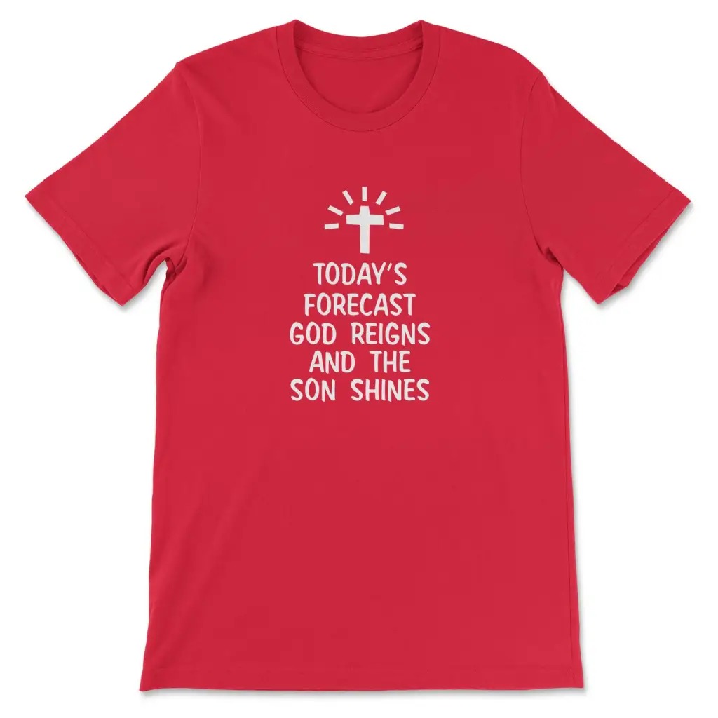 Today's Forecast God Reigns T- - Summer Reign Clothing recension och pris
