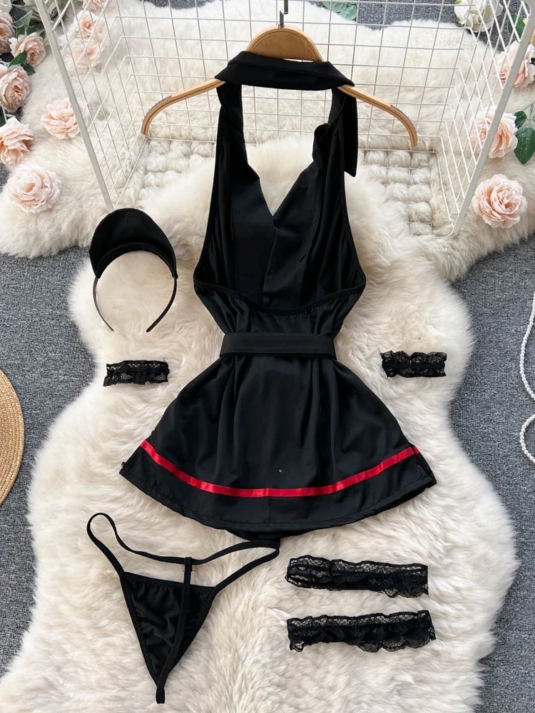 Erotic Fashion Sexy Halter Lin - Summer Clothing Items recension och pris
