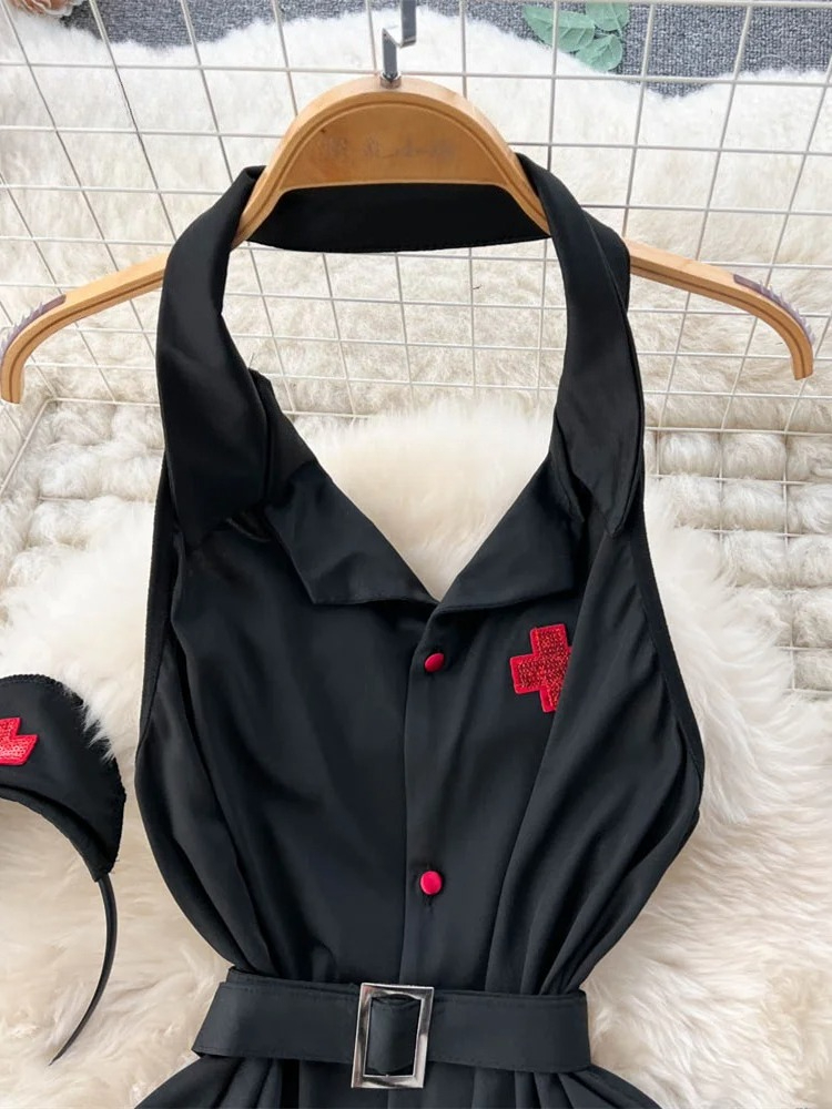 Erotic Fashion Sexy Halter Lin - Summer Clothing Items recension och pris