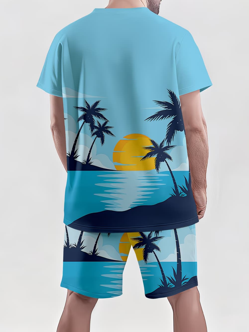 2026 Men's 2 Piece Set Hawaiia - Beach Shirt Hawaiian recension och pris
