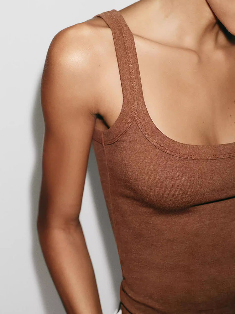 Slim Fit Sleeveless round Neck - Summer Clothing Options recension och pris