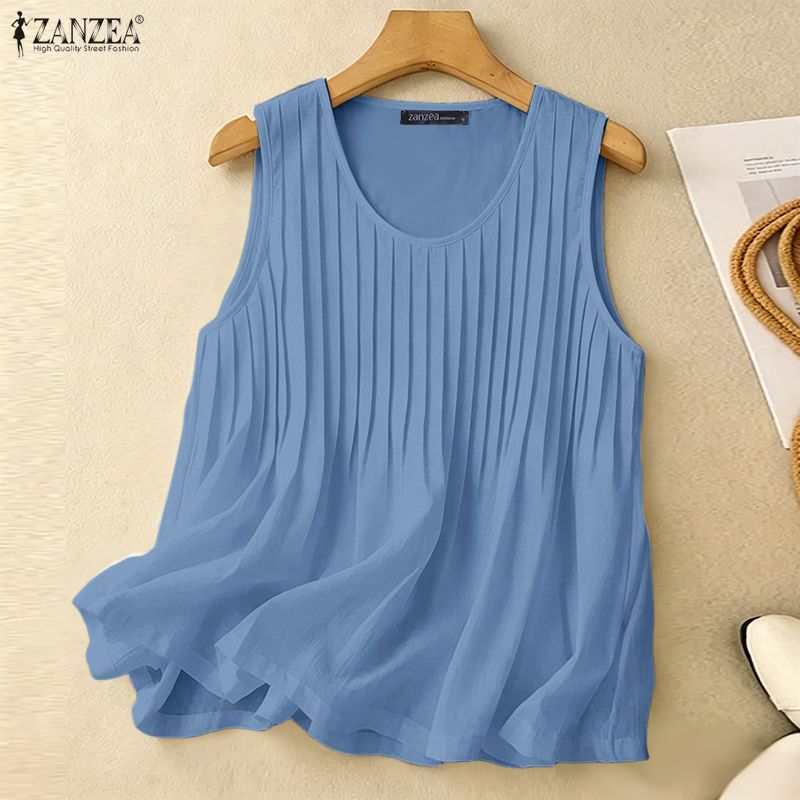ZANZEA Woman Summer Pintuck Ta - Summer Clothing For Plus Size Women recension och pris