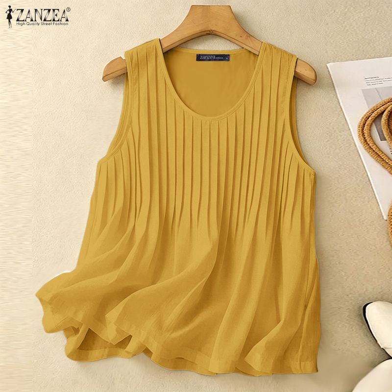 ZANZEA Woman Summer Pintuck Ta - Summer Clothing For Plus Size Women recension och pris