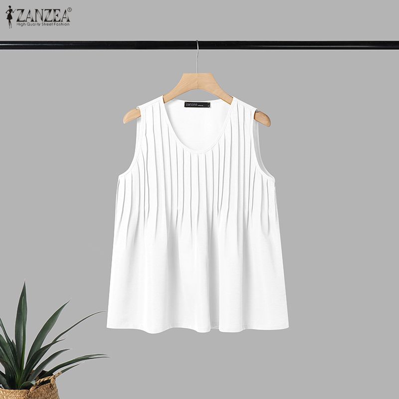 ZANZEA Woman Summer Pintuck Ta - Summer Clothing For Plus Size Women recension och pris