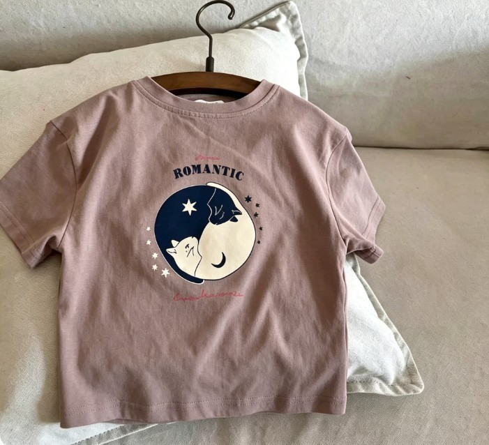 Kids Fashionable Beverage Cat  - Summer Clothing Options recension och pris