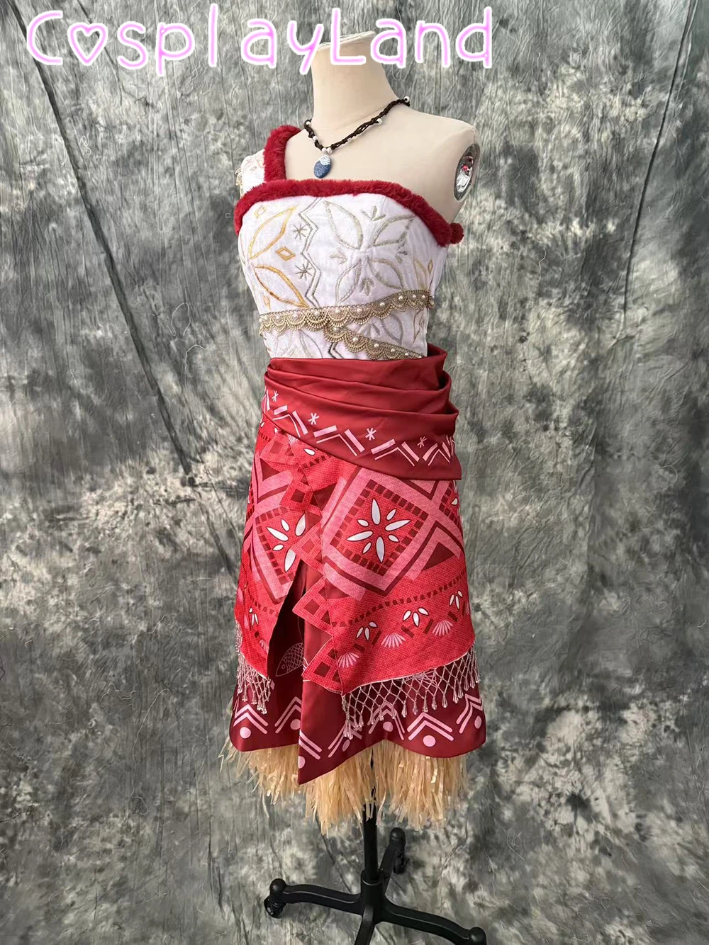 Princess Moana Dress Cosplay C - Summer Clothing Accessories recension och pris