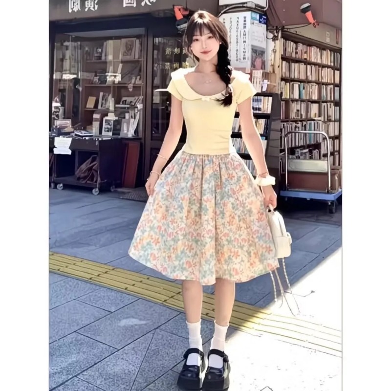 Japan Korean Women Sweet Slim  - Summer Clothing Japan recension och pris