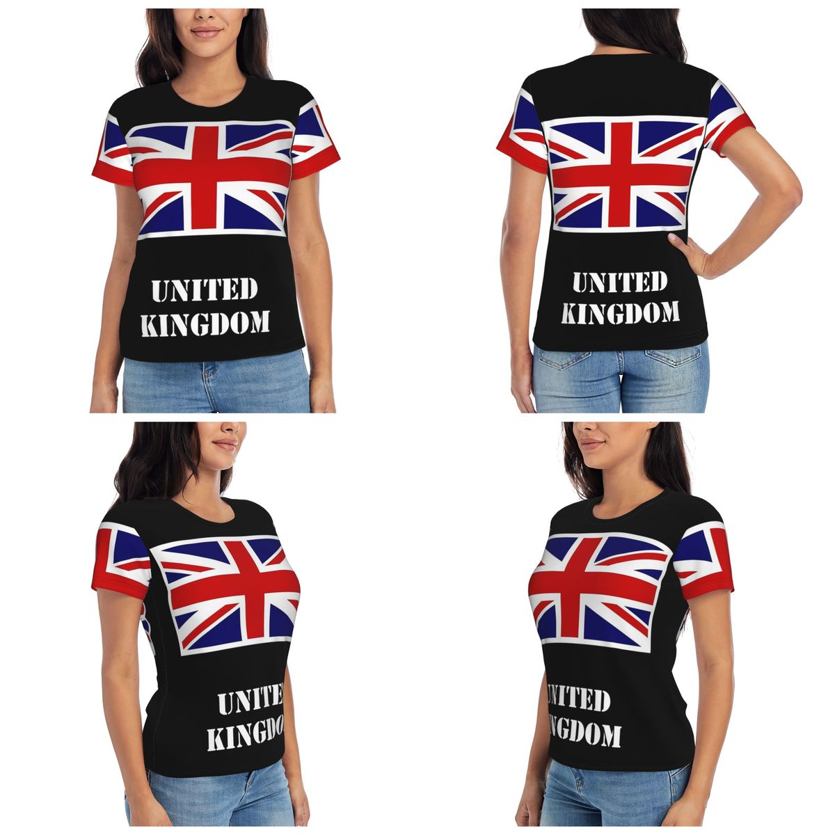 Union Jack Flag Of The UK Unit - Summer Clothing Women Uk recension och pris