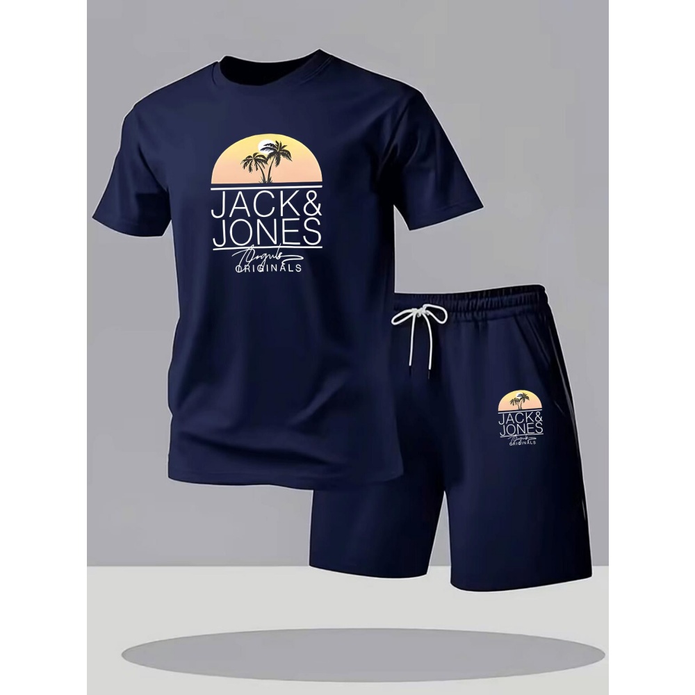 Men's Fitness T-Shirts Sets Br - Summer Clothing Line recension och pris
