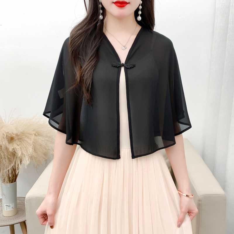 Spring Chiffon Short Outer Wea - Summer Clothing Accessories recension och pris